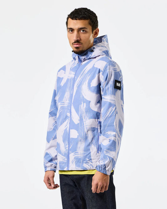 Weekend Offender Technician Camo Facemask Jacket Cornflower