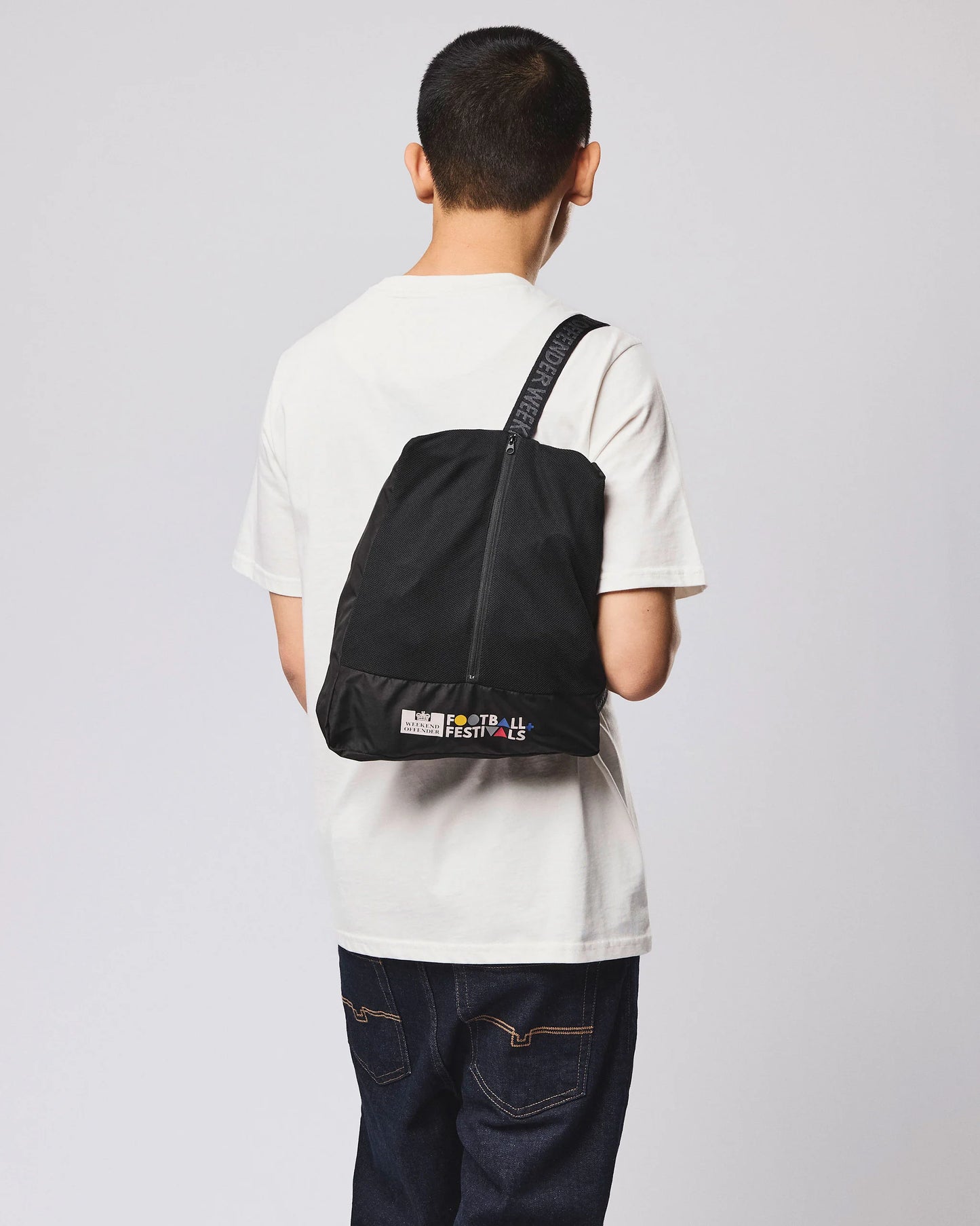 Weekend Offender Football + Festivals Waterproof Jacket Black