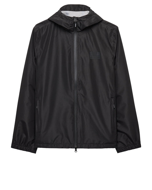 Weekend Offender Football + Festivals Waterproof Jacket Black