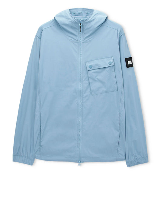 Weekend Offender Temara Technical Windbreaker Jacket Blue Tourmaline