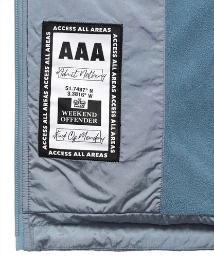 Weekend Offender Technician Fleece Lined Jacket Blue Shadow