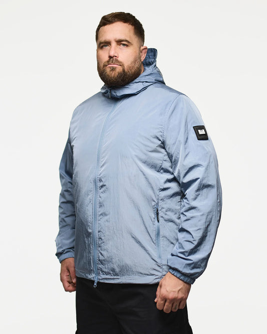 Weekend Offender Plus Size Technician Fleece Lined Jacket Blue Shadow
