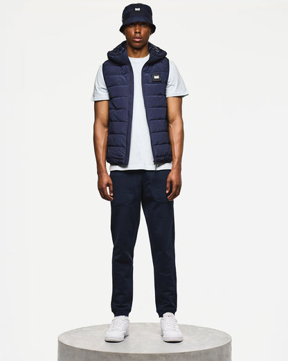 Weekend Offender Toronto Hooded Gilet Navy