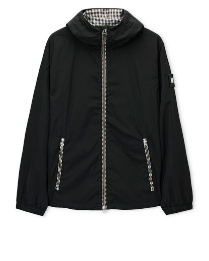 Weekend Offender Plus Size Campania Windbreaker Jacket Black