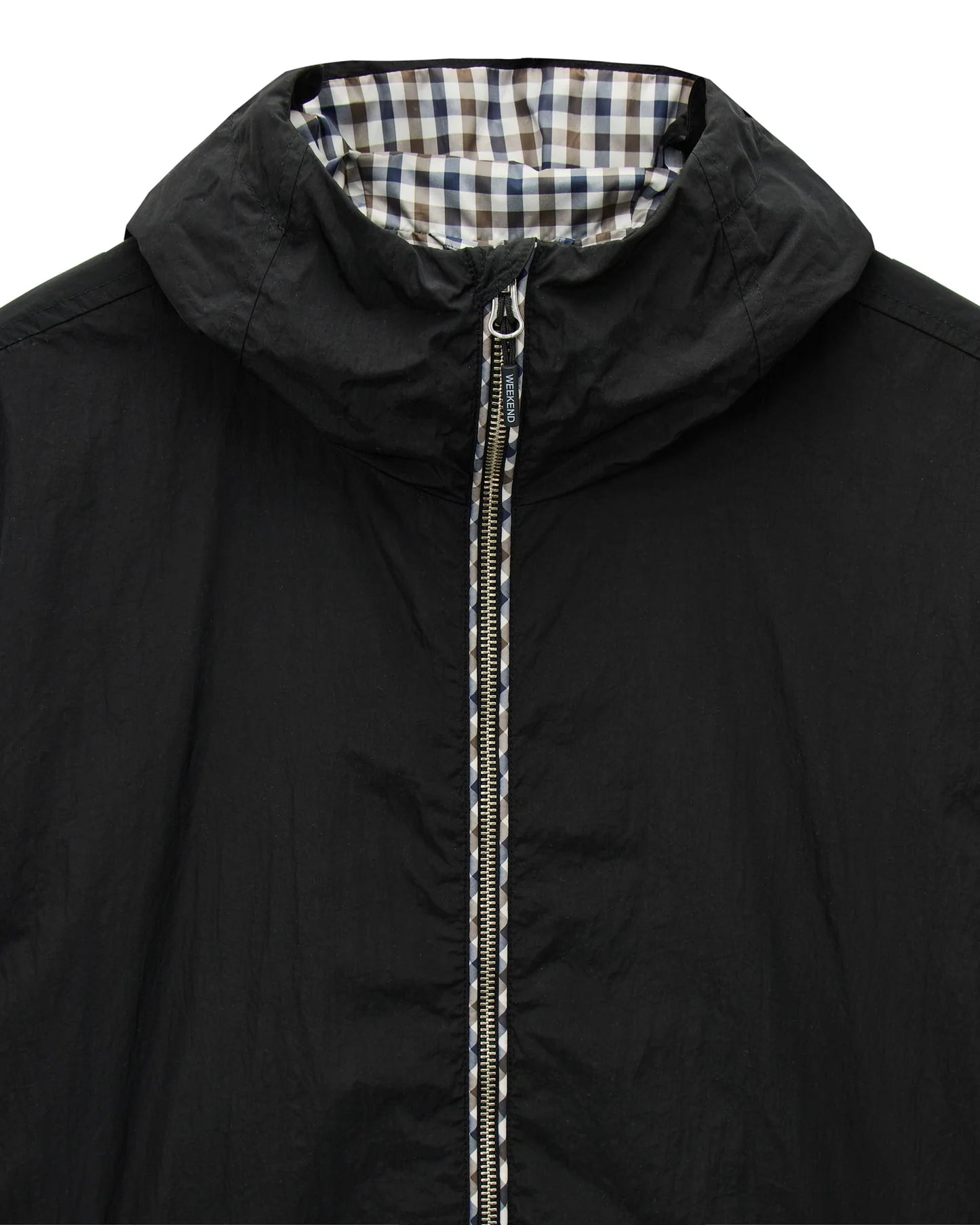 Weekend Offender Plus Size Campania Windbreaker Jacket Black
