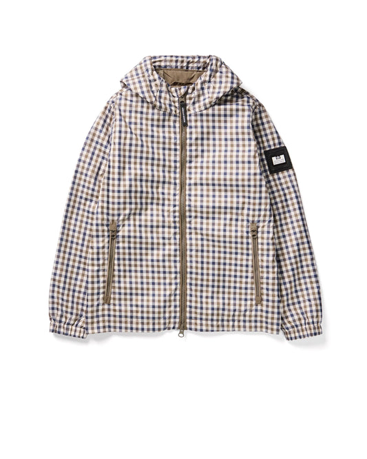 Weekend Offender Junior Campania Check Windbreaker Jacket Mid House Check