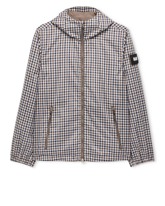 Weekend Offender Campania Check Windbreaker Jacket Mid House Check