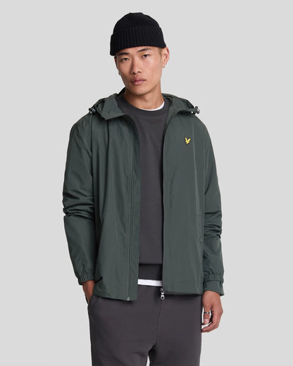 Lyle & Scott Water Resistant Hooded Jacket Gunmetal