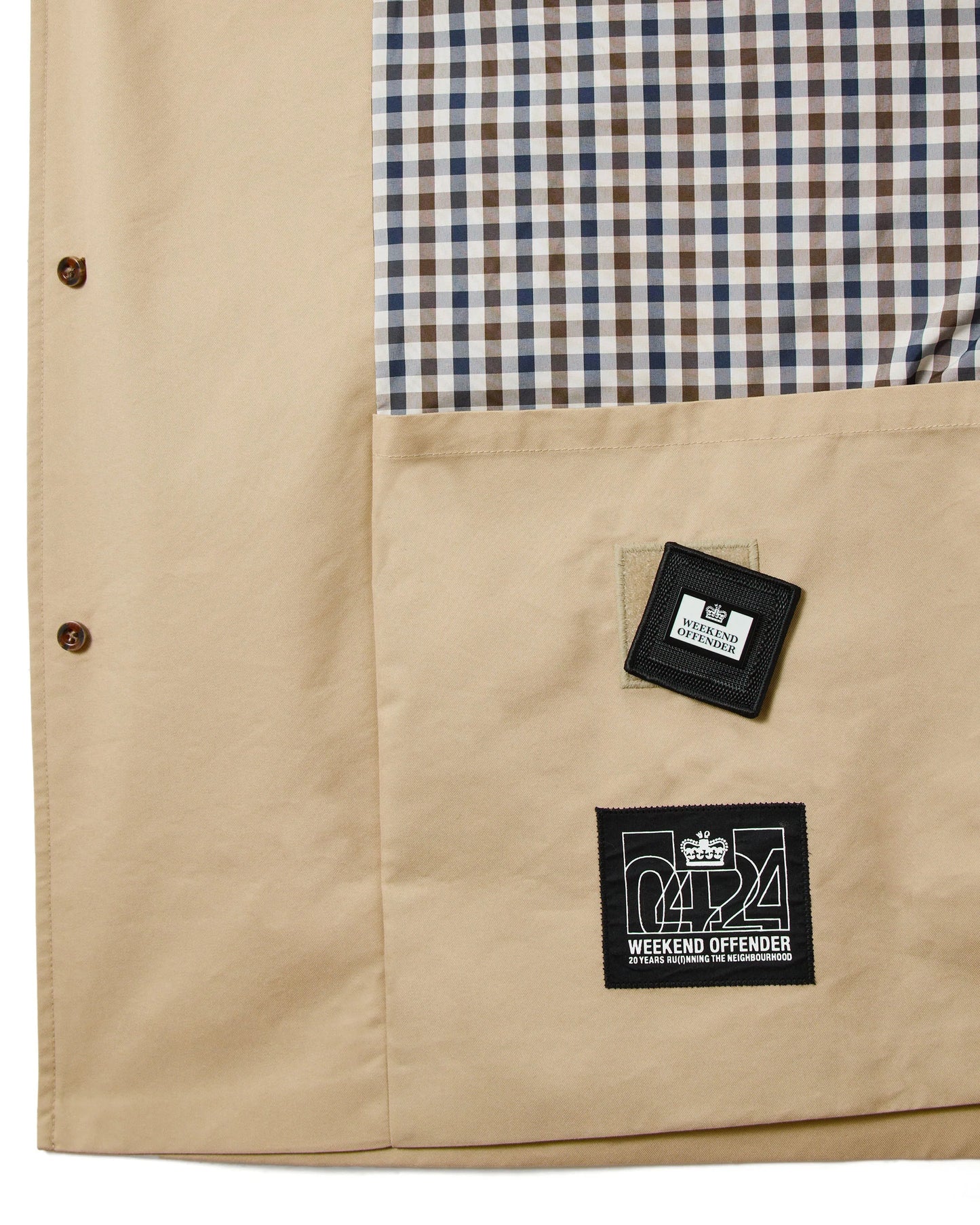 Weekend Offender Plus Size Whitehouse Mac Jacket Stone