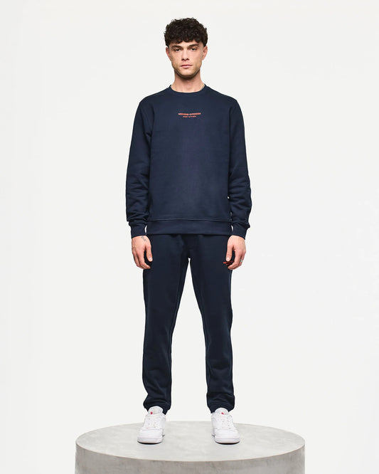Weekend Offender Santana Jogger Pants Navy/Sunset Orange