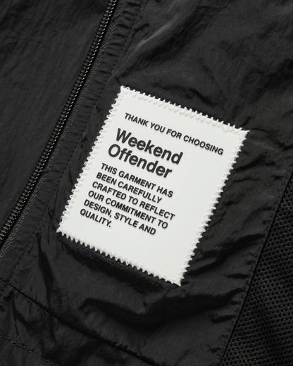 Weekend Offender Kids Technician Mesh Lined Jacket Black