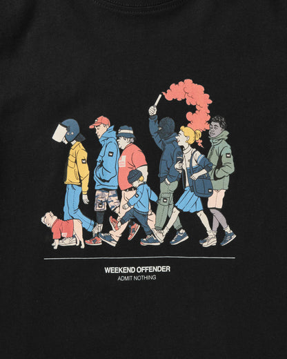 Weekend Offender Kids Everyone Graphic T-Shirt Black