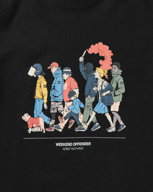 Weekend Offender Kids Everyone Graphic T-Shirt Black