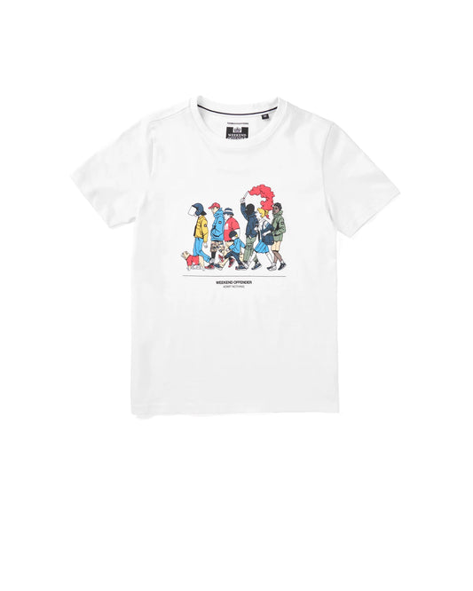 Weekend Offender Kids Everyone Graphic T-Shirt White