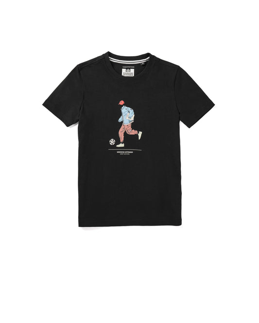 Weekend Offender Kids Biskra Graphic T-Shirt Black