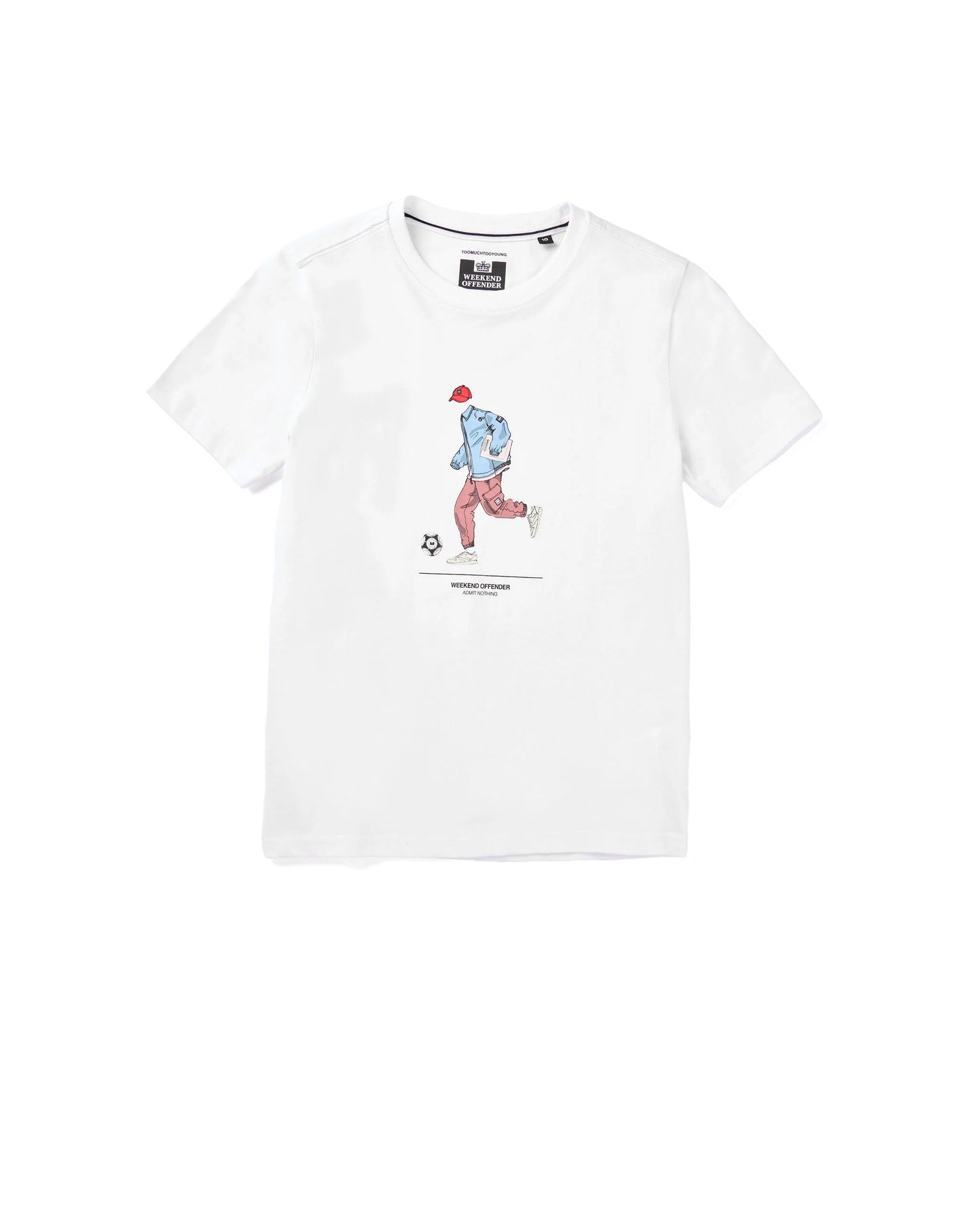 Weekend Offender Kids Biskra Graphic T-Shirt White