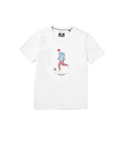 Weekend Offender Kids Biskra Graphic T-Shirt White