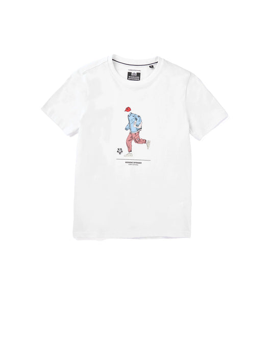 Weekend Offender Kids Biskra Graphic T-Shirt White