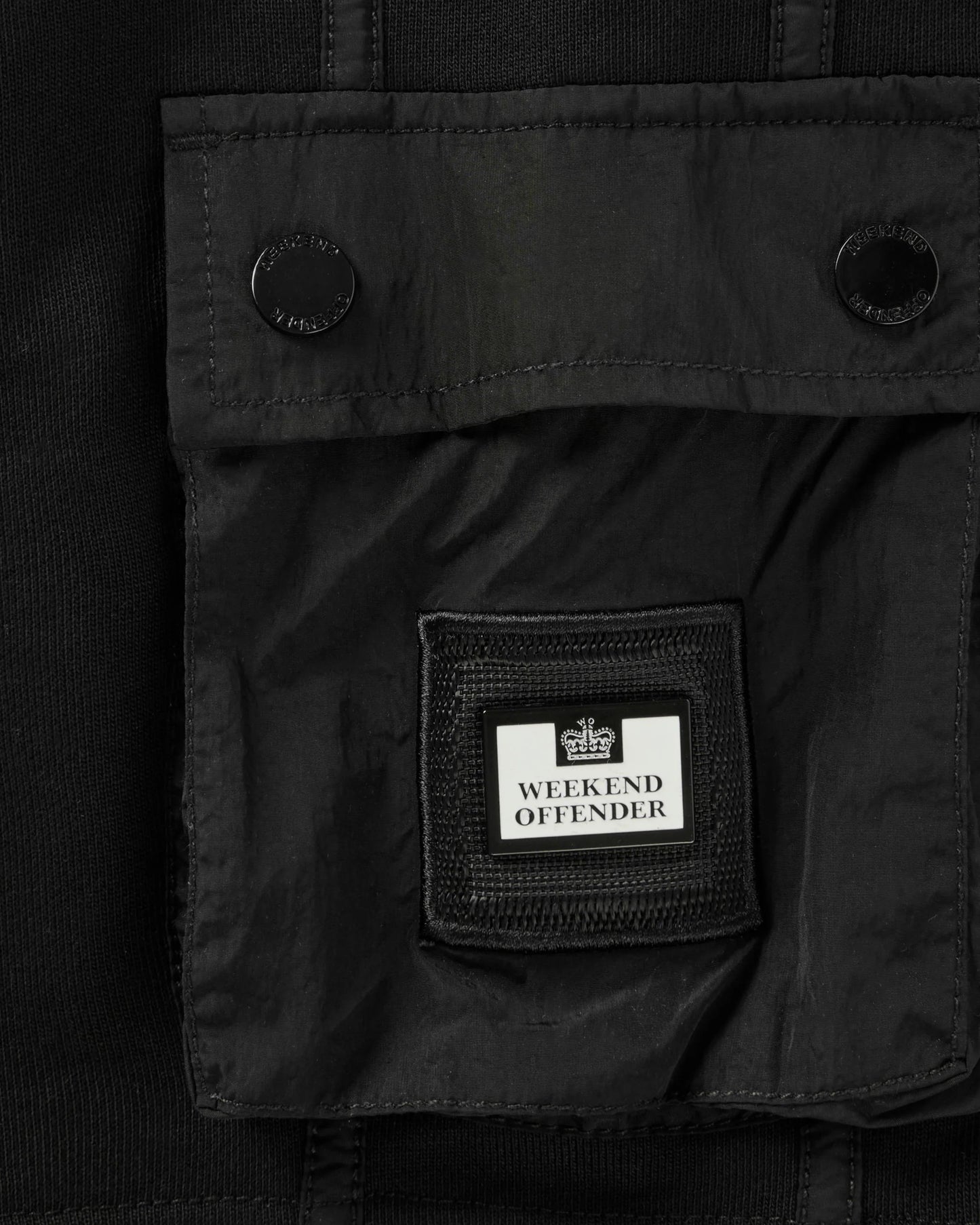 Weekend Offender Kids Nor'easter Jogger Shorts Black