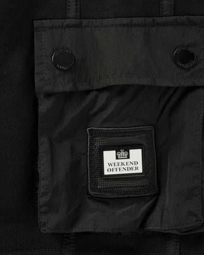 Weekend Offender Kids Nor'easter Jogger Shorts Black
