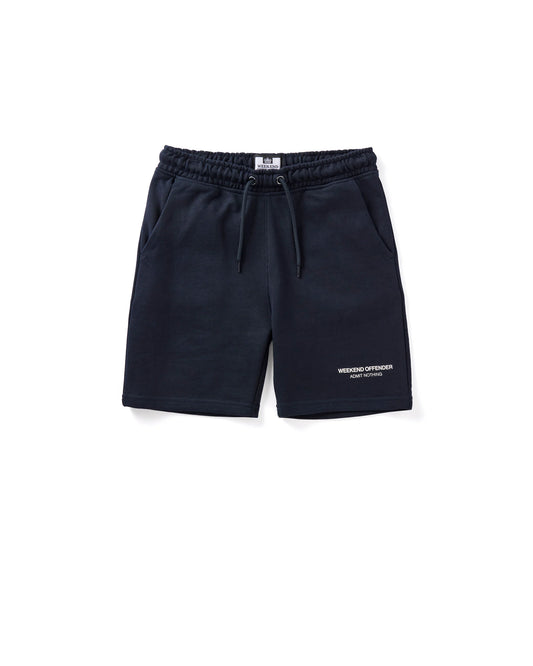 Weekend Offender Kids Mytros Jogger Shorts Navy/White