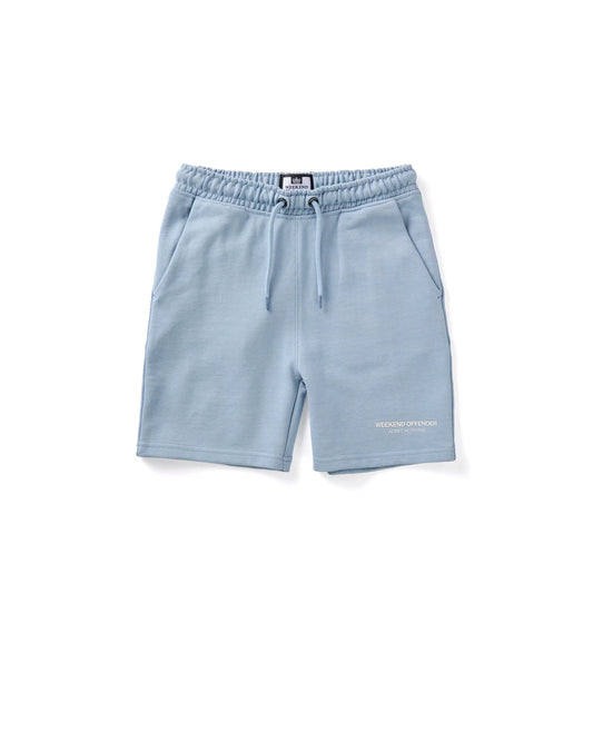 Weekend Offender Kids Mytros Jogger Shorts Blue Tourmaline/White