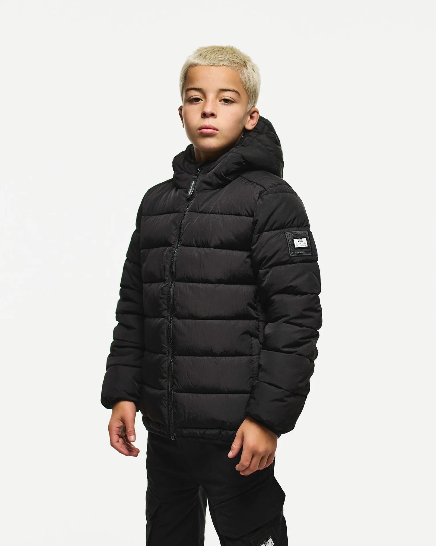 Weekend Offender Junior La Guardia Puffer Jacket Black