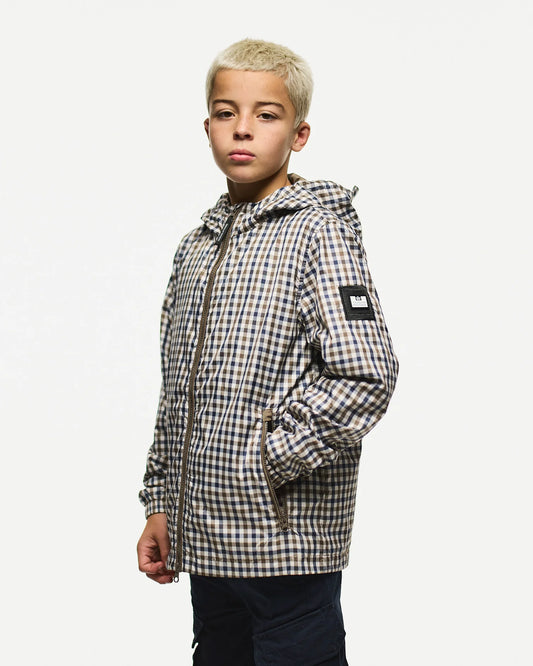 Weekend Offender Infant Campania Check Windbreaker Jacket Mid House Check