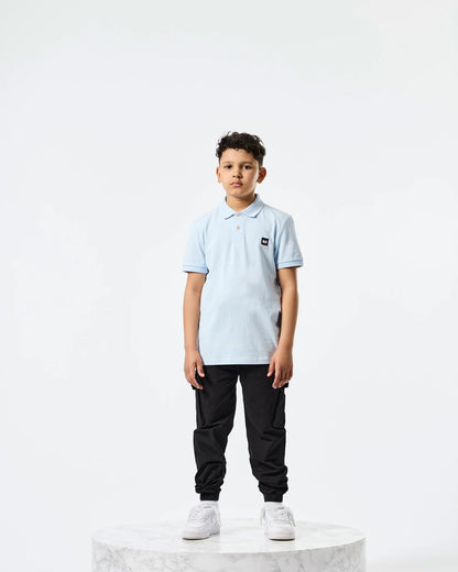 Weekend Offender Junior Caneiros Polo Shirt Ocean Wave