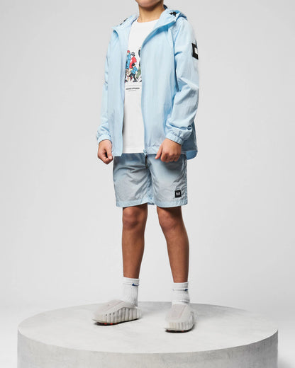 Weekend Offender Kids Stacks Swim Shorts Sky