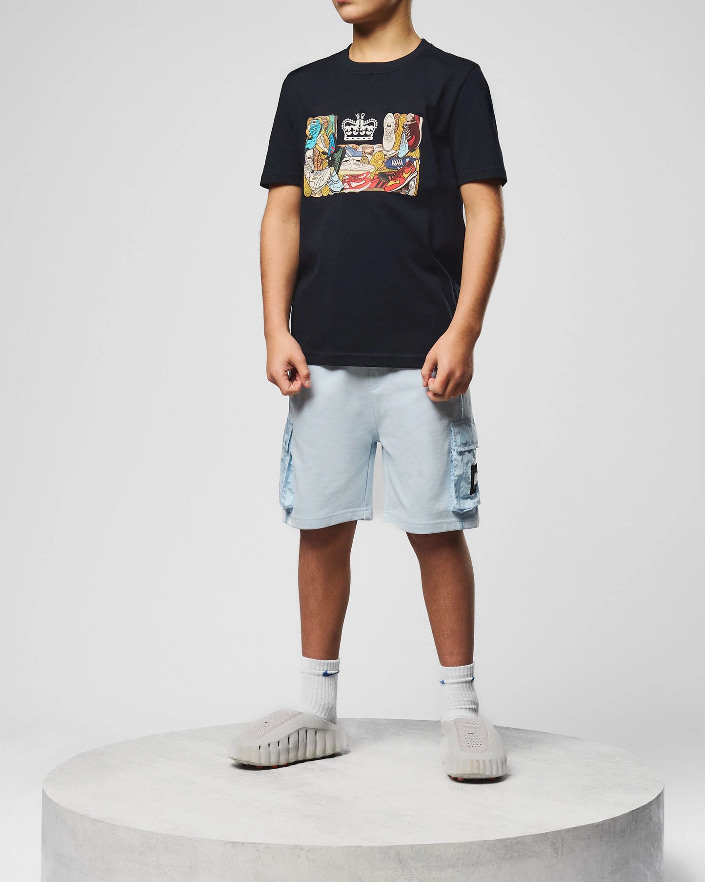 Weekend Offender Kids Nor'easter Jogger Shorts Sky