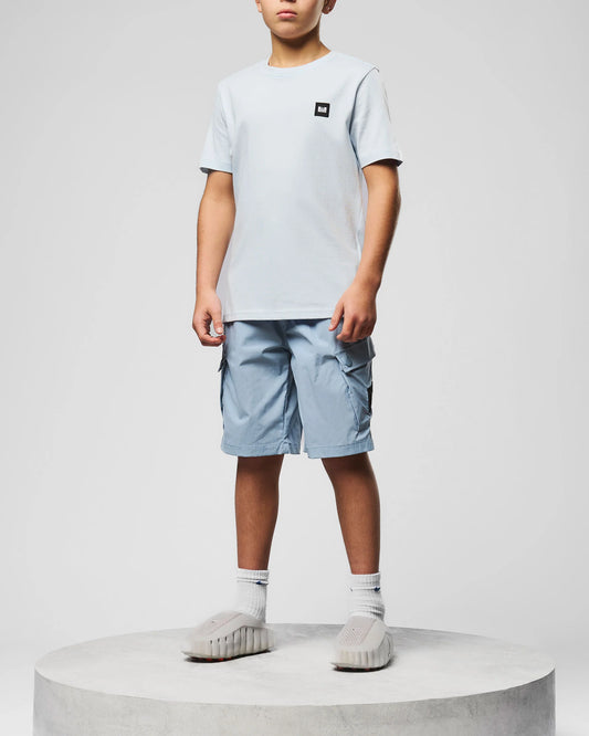 Weekend Offender Kids Baraki Jogger Shorts Blue Tourmaline