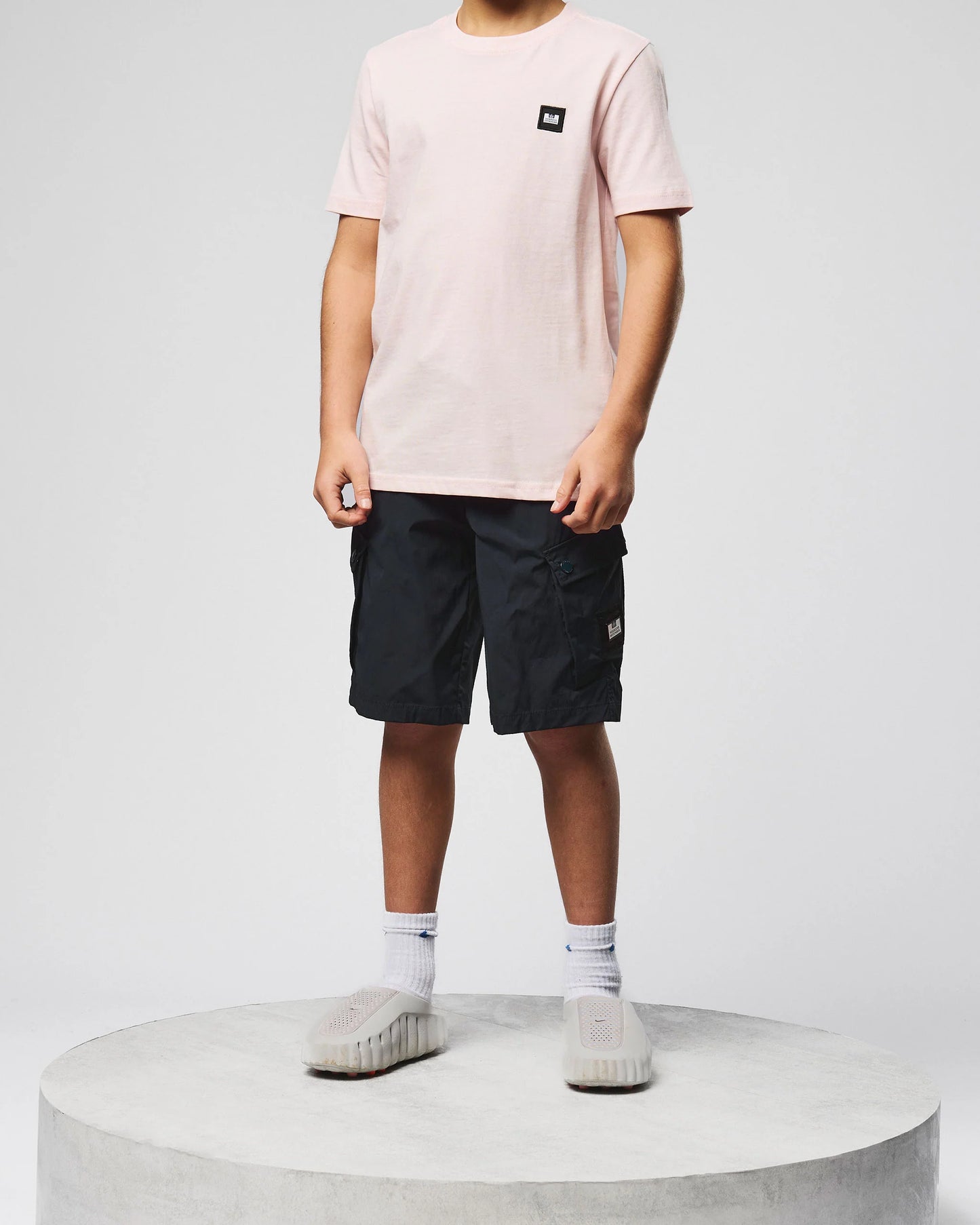 Weekend Offender Kids Baraki Jogger Shorts Navy