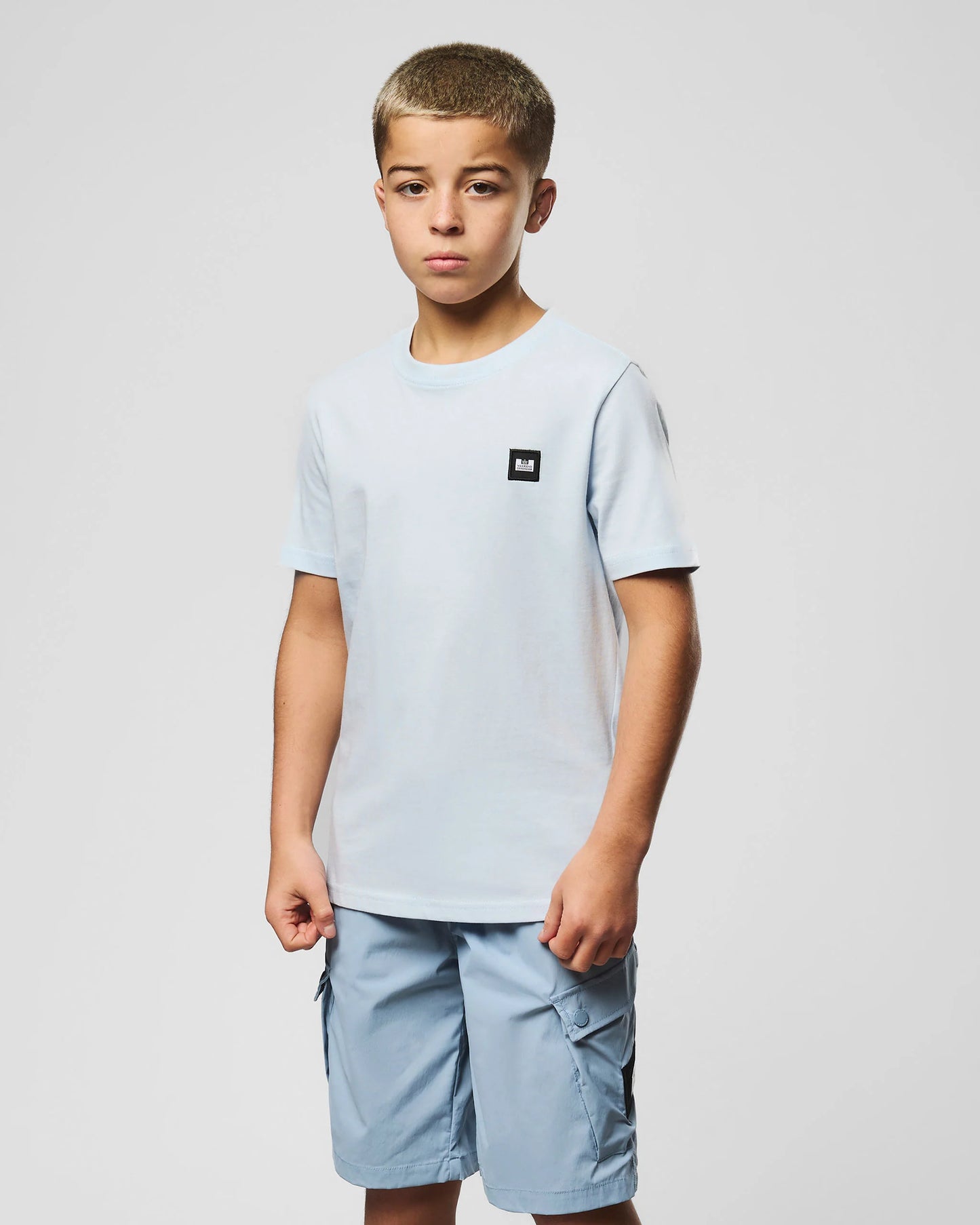 Weekend Offender Kids Brooklands T-Shirt Sky