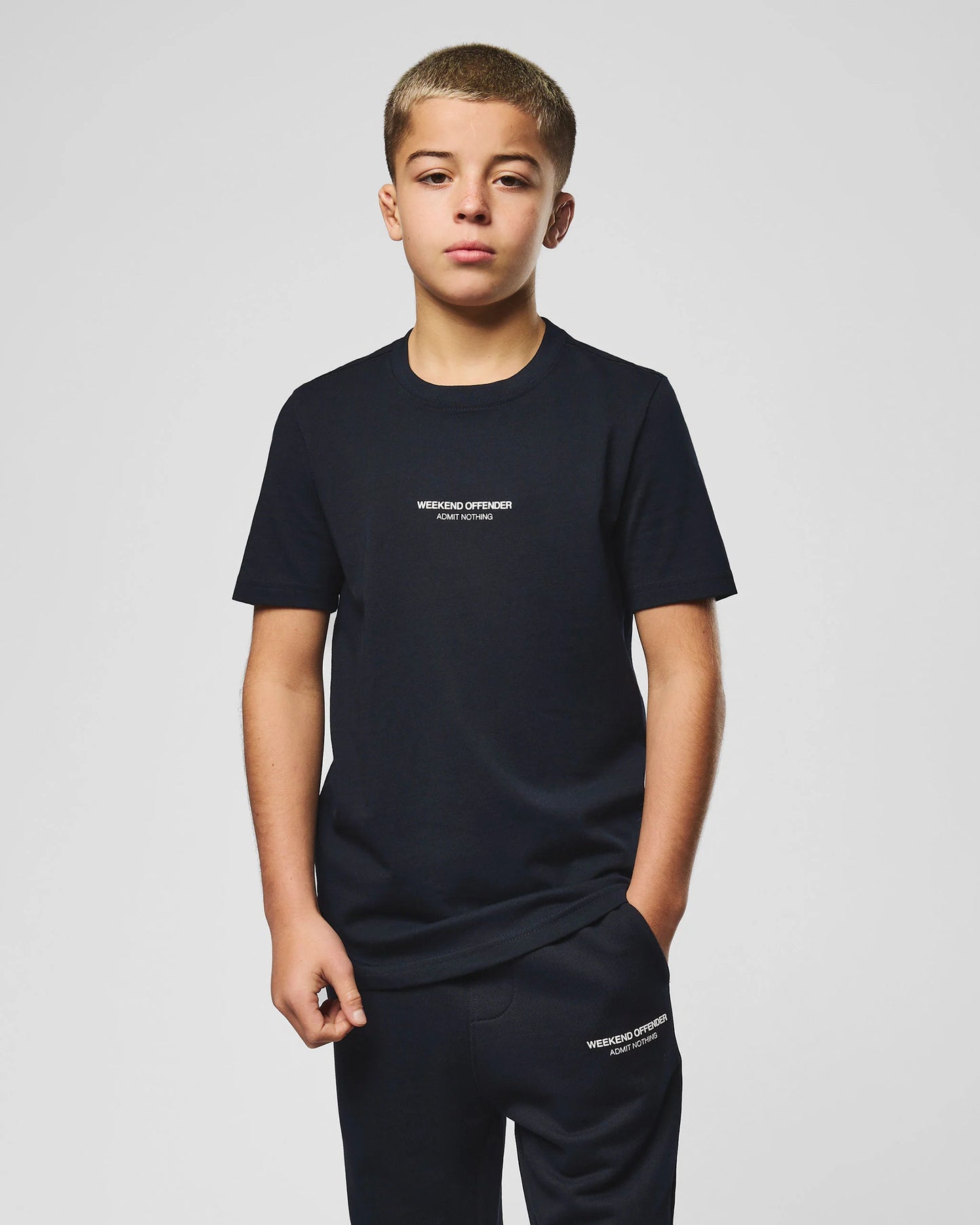 Weekend Offender Kids Millergrove T-Shirt Navy/White