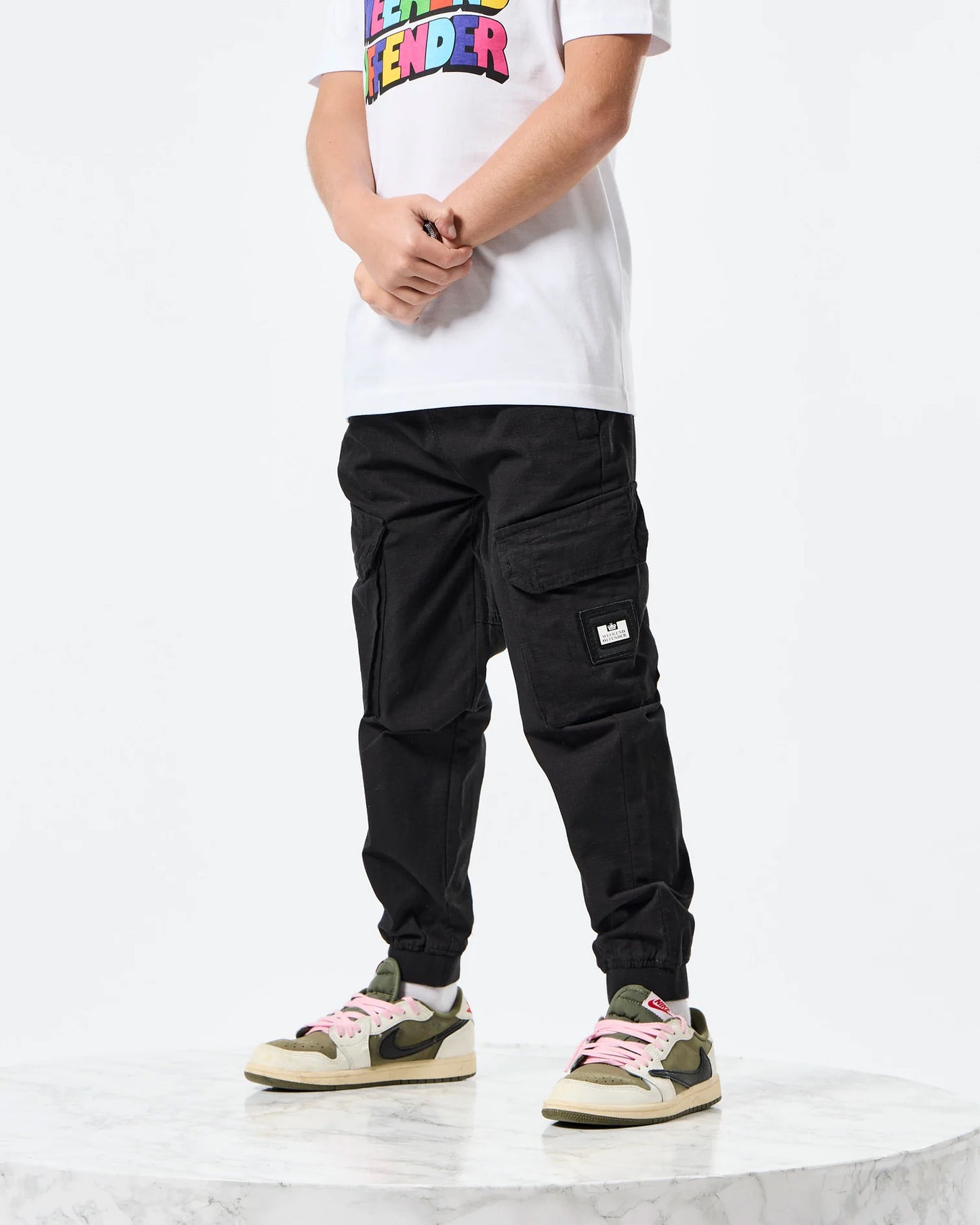Weekend Offender Infant Pianemo Cargo Pant Black