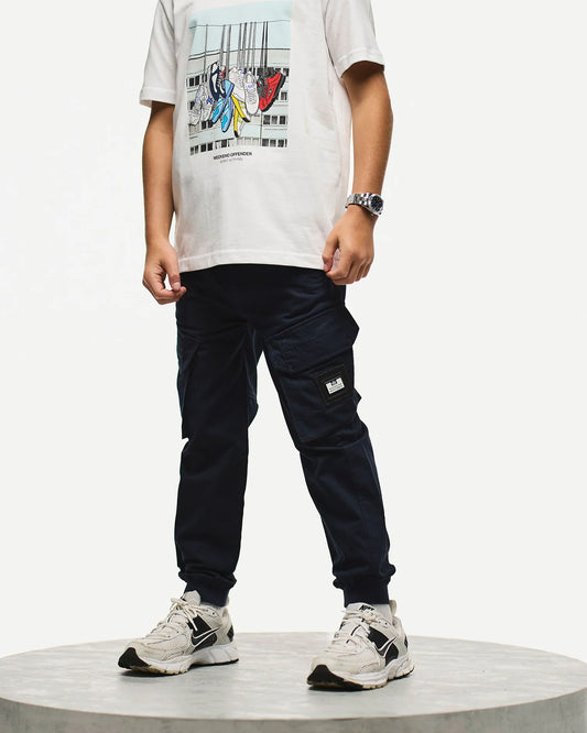 Weekend Offender Infant Pianemo Cargo Pants Navy
