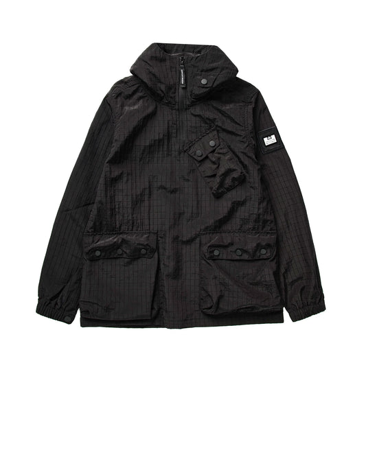 Weekend Offender Kids Grohl Over-Top Jacket Black
