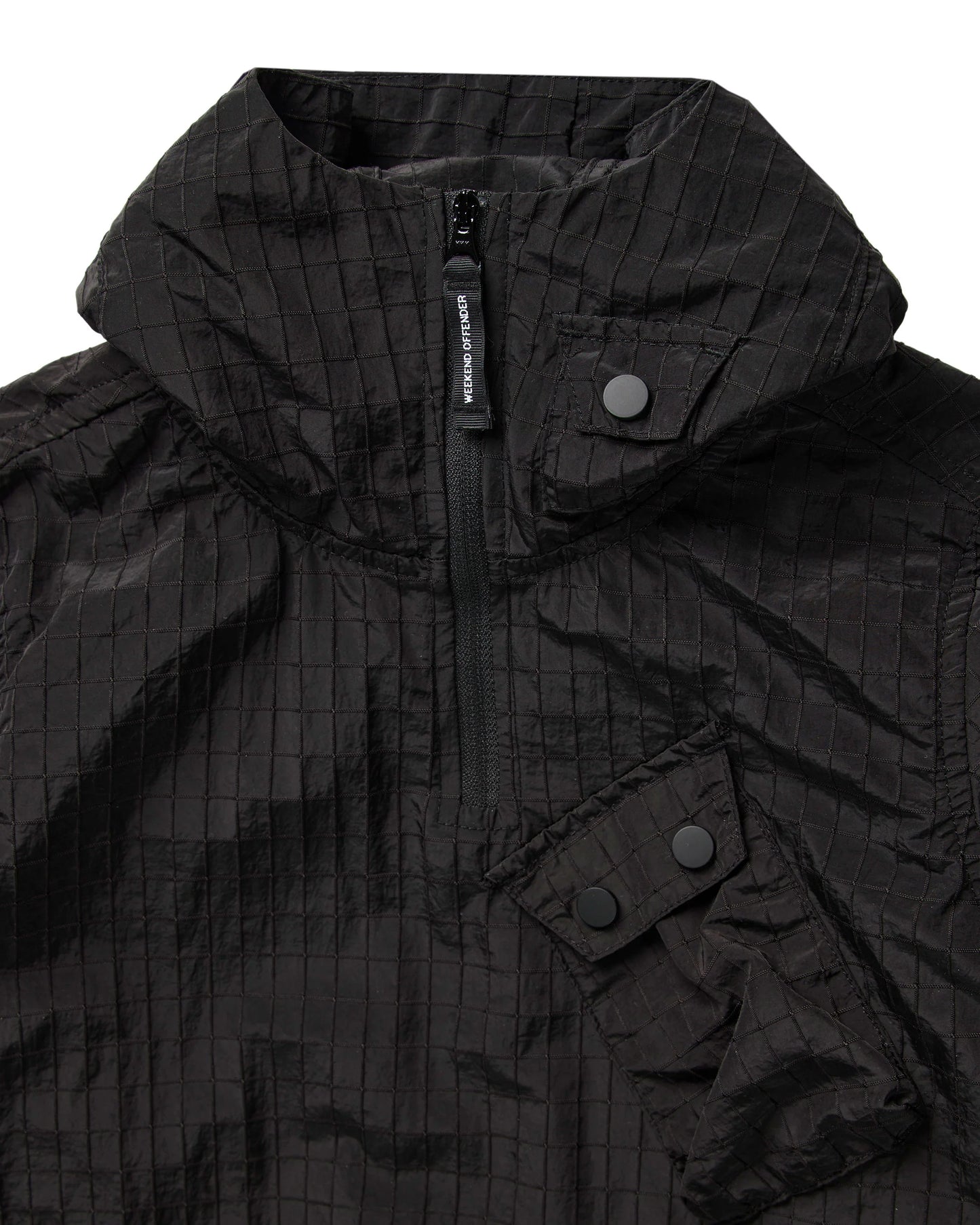 Weekend Offender Kids Grohl Over-Top Jacket Black