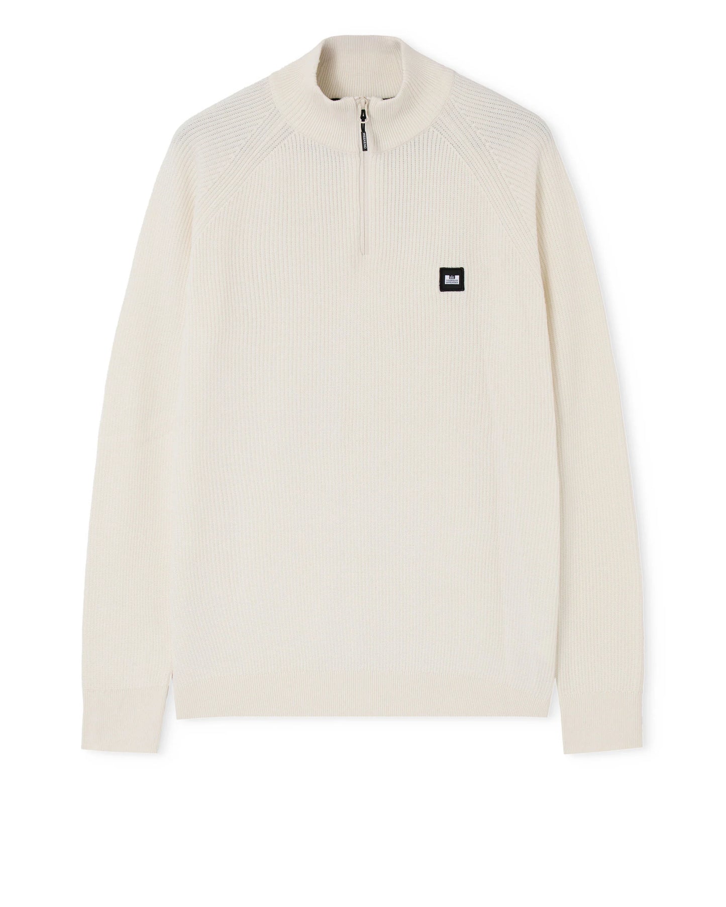 Weekend Offender Isser 1/4 Zip Jumper Ivory