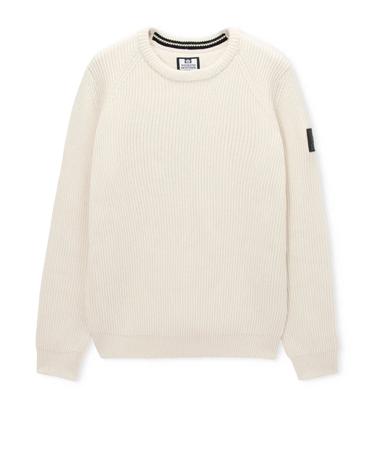 Weekend Offender Morello Rib Crew Sweater Ivory