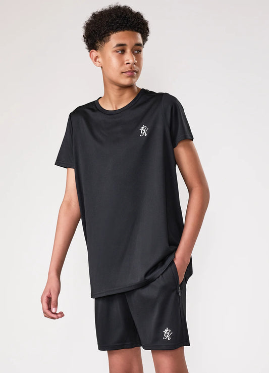 Gym King Junior Lightweight Poly T-Shirt Black