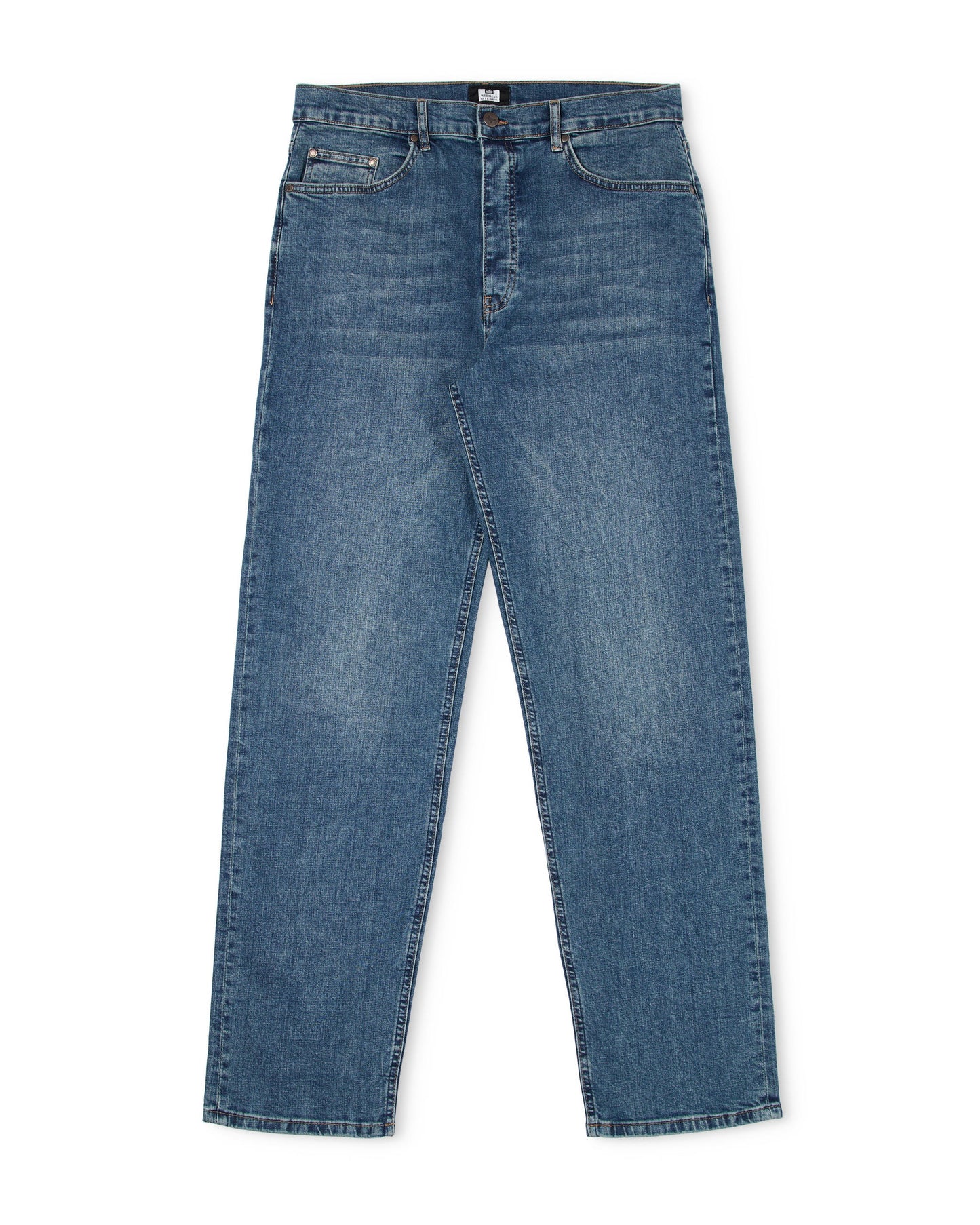 Weekend Offender Loose Fit Denim Jeans Washed Vintage