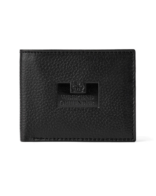 Weekend Offender Leather Billfold Wallet With Gift Box Black
