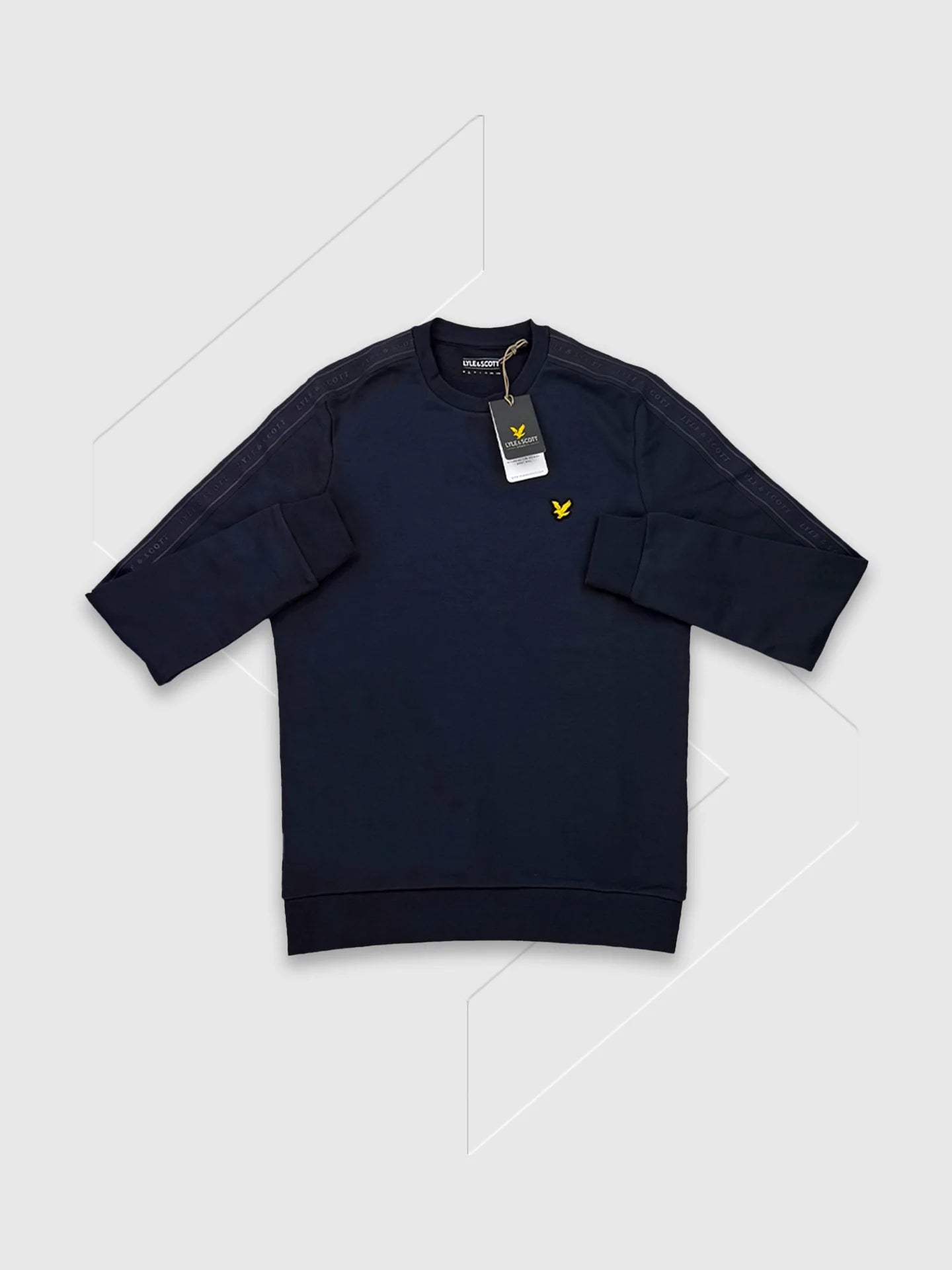 Lyle & Scott Sports Tape Sweatshirt Dark Navy