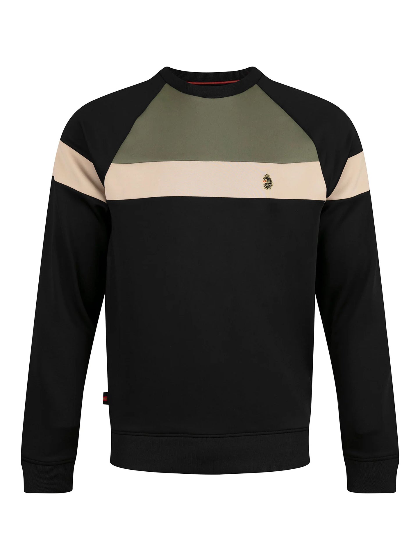 Luke 1977 Adam 3 Detail Crew Sweat Black Future Dusk