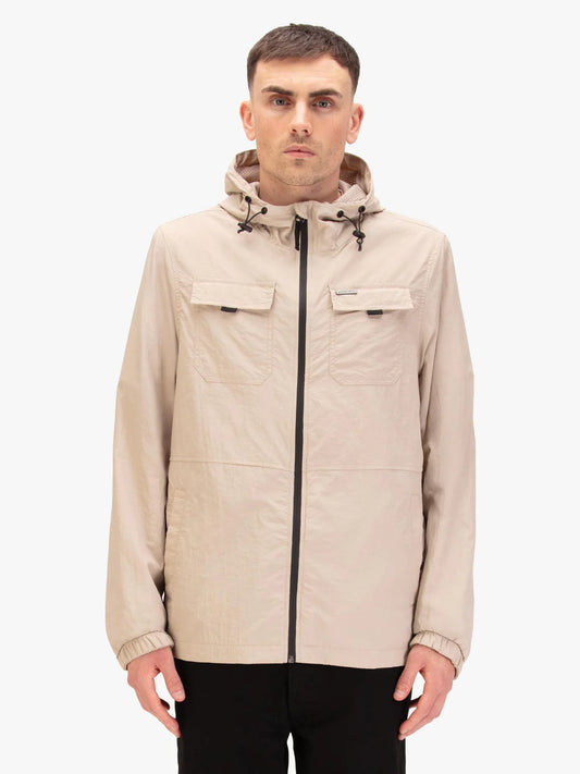 Luke 1977 Denver Hooded Jacket Dark Ecru