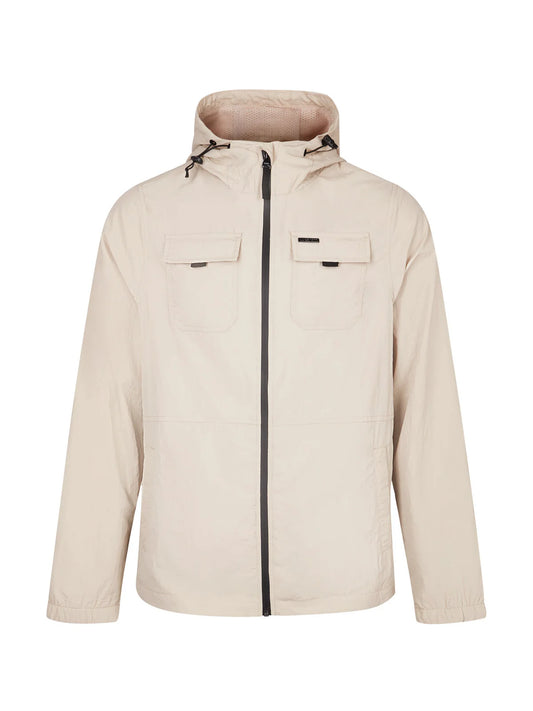 Luke 1977 Denver Hooded Jacket Dark Ecru