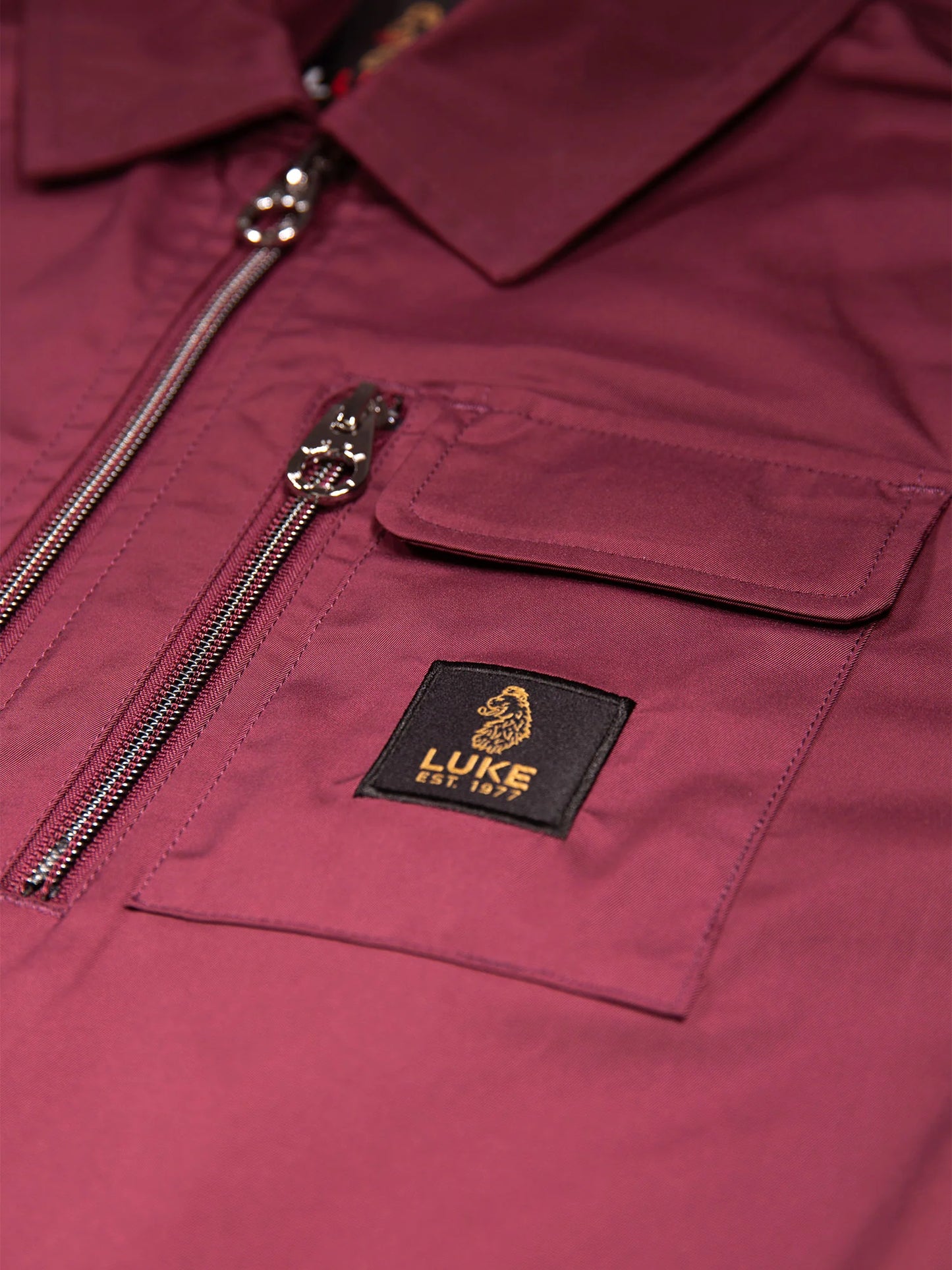 Luke 1977 Vietnam Technical Jacket Mauve Wine