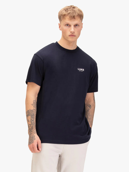 Luke 1977 Exquisite Relaxed Fit T-Shirt Dark Navy